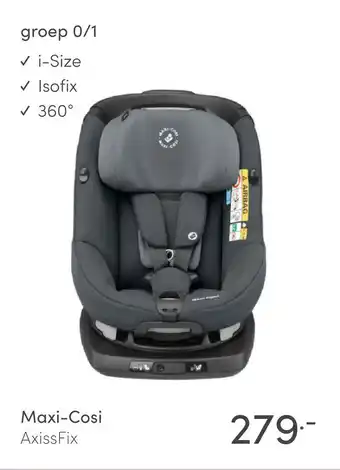 Baby & Tiener Maxi-Cosi AxissFix aanbieding