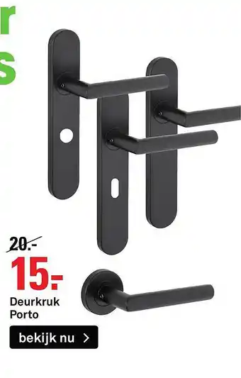 Karwei Deurkruk Porto aanbieding