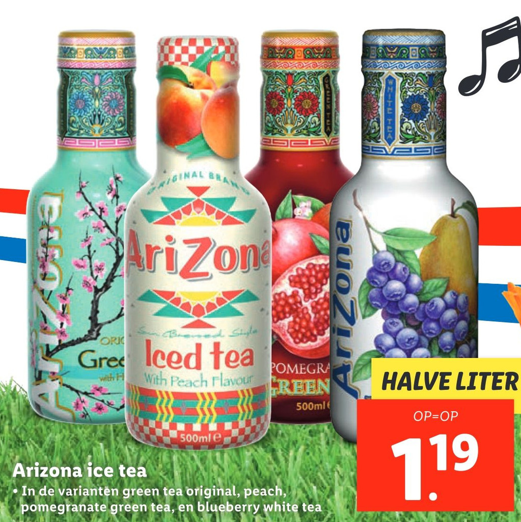 Arizona ice tea aanbieding bij Lidl