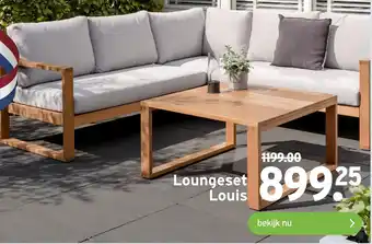 GAMMA Loungeset Louis aanbieding