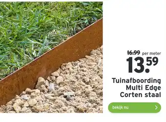 GAMMA Tuinafboording Multi Edge Corten staal aanbieding