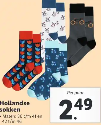 Lidl Hollandse sokken aanbieding