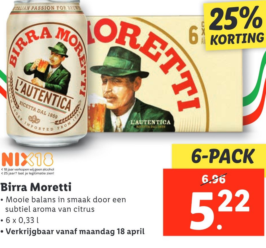Birra Moretti Aanbieding Bij Lidl