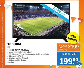 Albert Heijn Toshiba 32 aanbieding