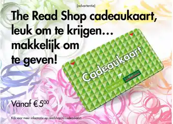 The Read Shop The Read Shop cadeaukaart aanbieding