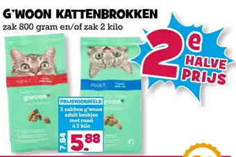 Boon`s Markt G'woon kattenbrokken aanbieding