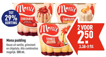 ALDI Mona pudding aanbieding