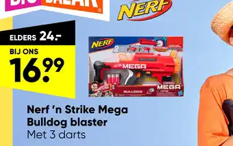 Big Bazar Nerf 'n Strike Mega Bulldog blaster aanbieding