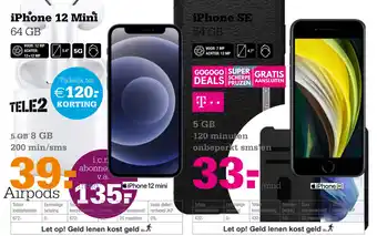 Telecombinatie iPhone 12 Mini aanbieding