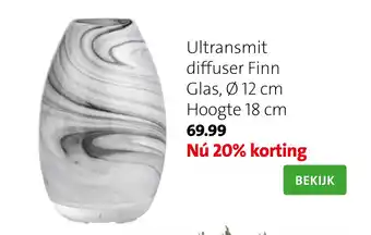 Intratuin Ultransmit diffuser Finn Glas aanbieding