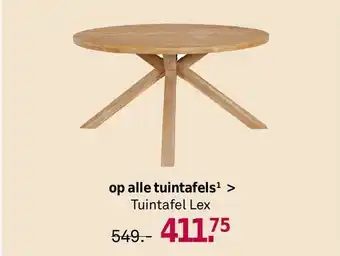 Karwei Tuintafel Lex aanbieding