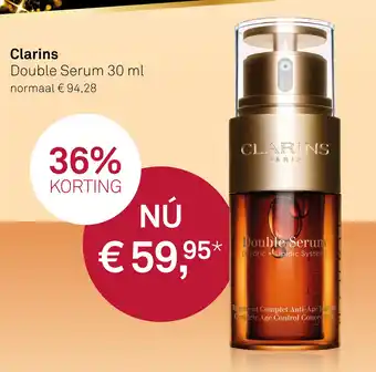 Mooi parfumerie Clarins Double Serum 30 ml aanbieding