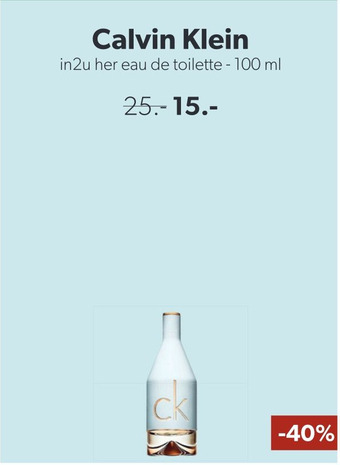 Wehkamp Calvin Klein in2u her eau de toilette - 100 ml aanbieding