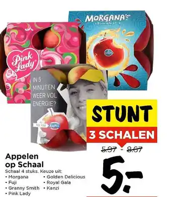 Vomar Voordeelmarkt Appelen Op Schaal : Morgana, Fuji, Granny Smith, Pink Lady, Golden Delicious, Royal Gala Of Kanzi aanbieding