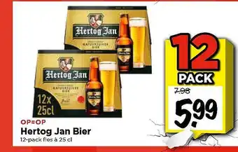 Vomar Voordeelmarkt Hertog Jan Bier aanbieding