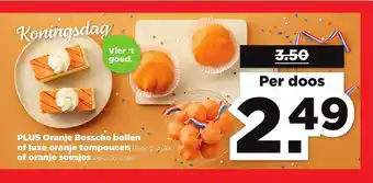 PLUS Plus Oranje Bossche Bollen Of Luxe Oranje Tompoucen Of Oranje Soesjes aanbieding