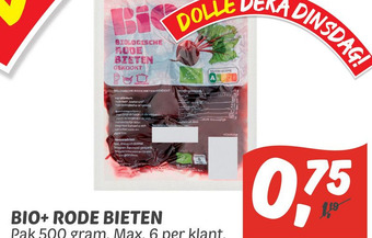 Dekamarkt BIO+ RODE BIETEN aanbieding