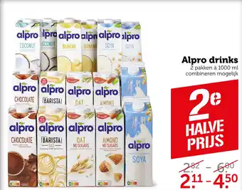 Coop Alpro drinks aanbieding