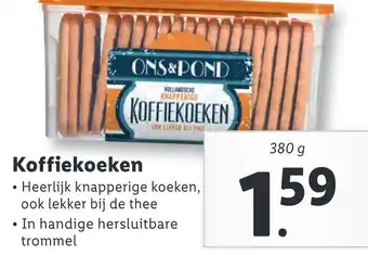 Lidl Koffiekoeken aanbieding