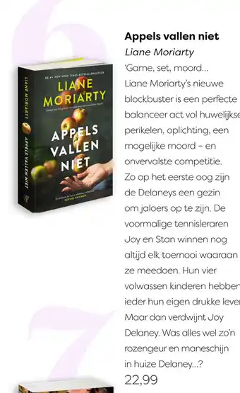 BookSpot Appels vallen niet Liane Moriarty aanbieding