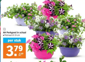 Albert Heijn Perkgoed in schaal 19 cm aanbieding