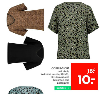 HEMA dames-t-shirt aanbieding