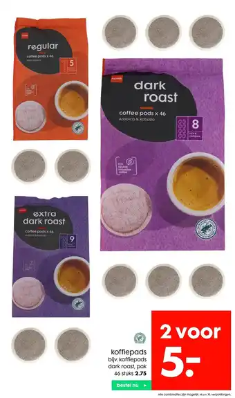 HEMA koffiepads aanbieding