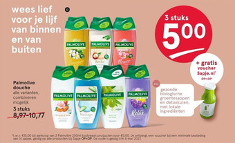 Etos Palmolive douche aanbieding