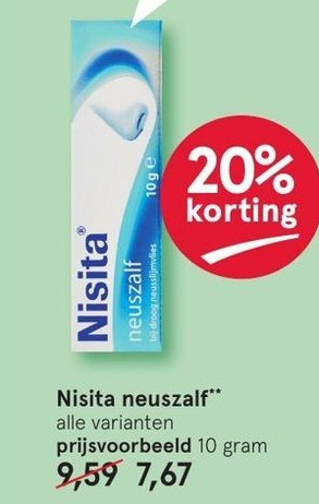 Etos Nisita neuszalf aanbieding