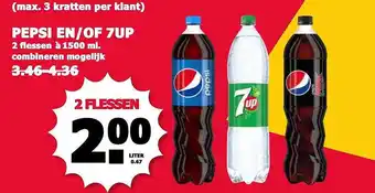 MCD Supermarkt Pepsi En-Of 7Up aanbieding