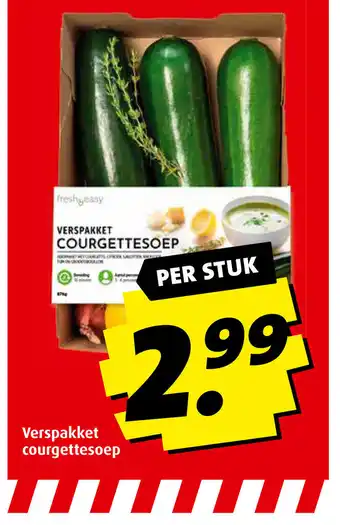 Boni Verspakket courgettesoep per stuk aanbieding