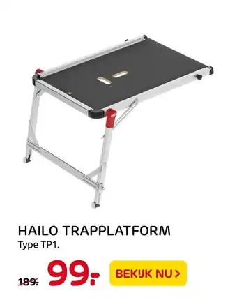 Praxis Hailo trapplatform type TP1 aanbieding