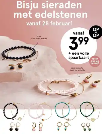 Etos Bisju sieraden met edelstenen aanbieding