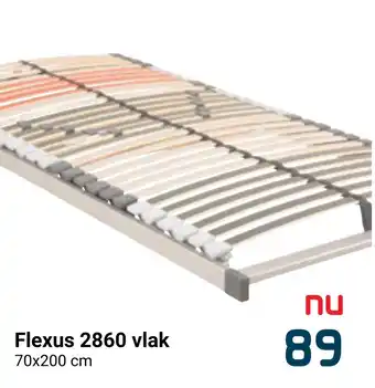 Beddenreus Flexus 2860 vlak 70x200 cm aanbieding