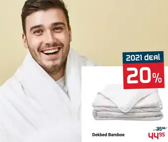 Beddenreus Dekbed Bamboe aanbieding