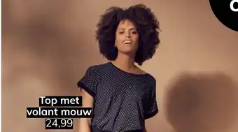 MS Mode Top met volant mouw aanbieding