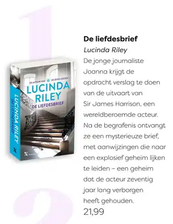 Bruna De liefdesbrief Lucinda Riley aanbieding