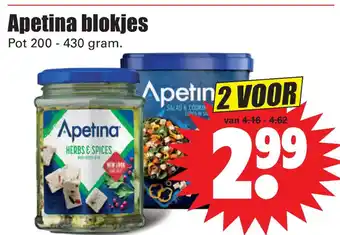 Dirk Apetina blokjes aanbieding