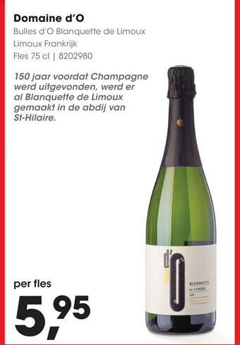 HANOS Domaine d'O aanbieding