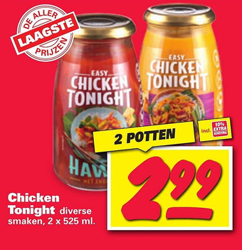 Nettorama Chicken Tonight aanbieding