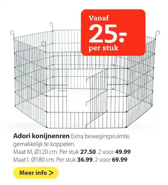 Boerenbond Adori konijnenren aanbieding