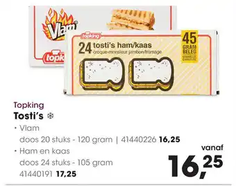 HANOS Tosti's 105g aanbieding