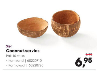 HANOS Coconut-servies aanbieding