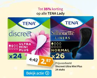 Plein.nl Tena lady aanbieding