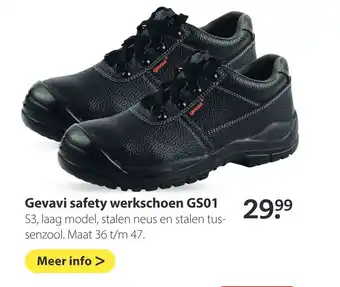 Boerenbond Gevavi safety werkschoen GS01 aanbieding