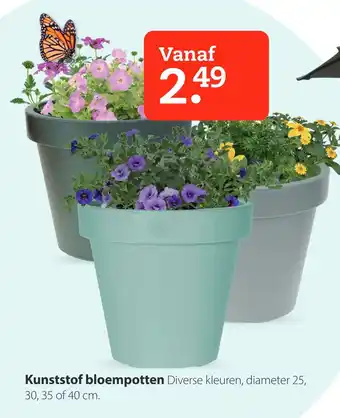 Boerenbond Kunststof bloempotten aanbieding