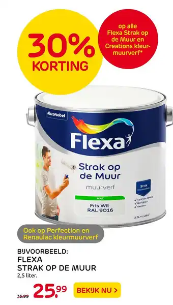 Praxis Flexa Strak Op De Muur aanbieding