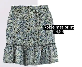 MS Mode Rokje met print aanbieding