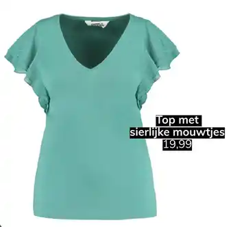 MS Mode Top met sierlijke mouwtjes aanbieding