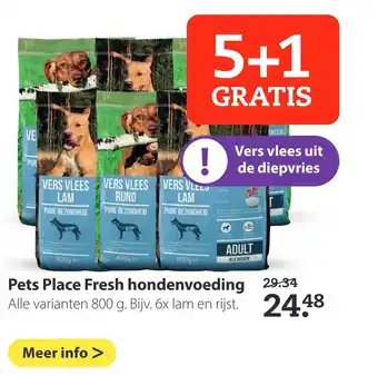 Boerenbond Pets place fresh hondenvoeding aanbieding